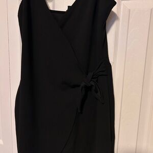 Elegant Black Wrap Dress